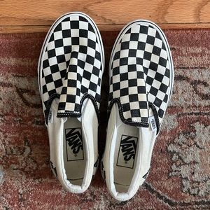 Vans Checkered Slip Ons